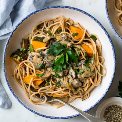 Creamy Vegan Mushroom Pasta