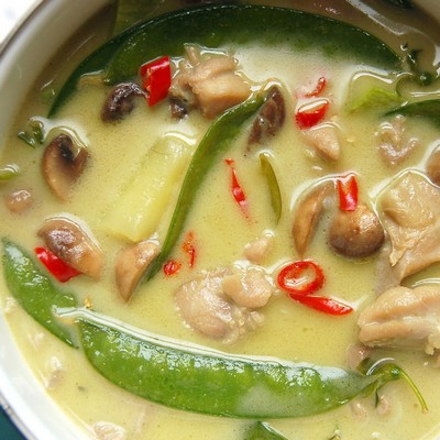 Green Curry with Fish