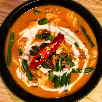 Panang Curry with Chicken & Beans