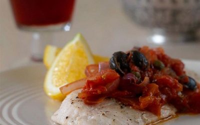 Snapper  with Black Olives & Capers