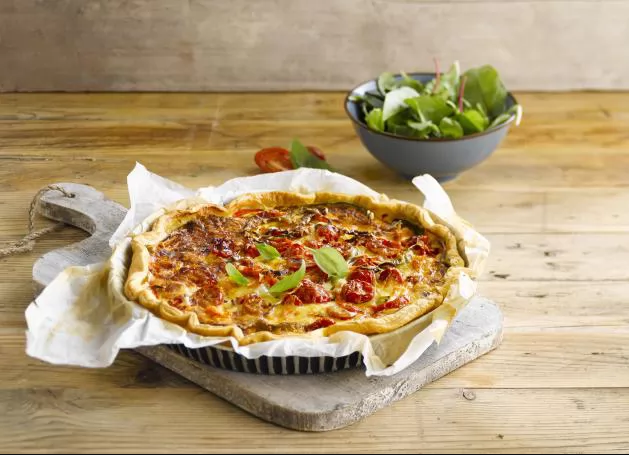 Cherry Tomato Quiche