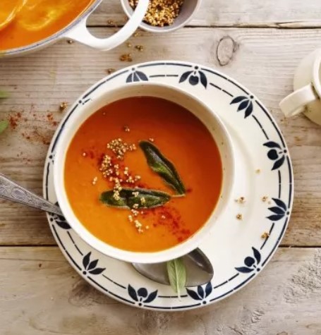 Roast Capsicum and Parsnip Soup